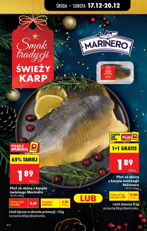 Biedronka - gazetka promocyjna Gazetka, Z ladą tradycyjną od środy 17.12 do wtorku 23.12 - strona 10