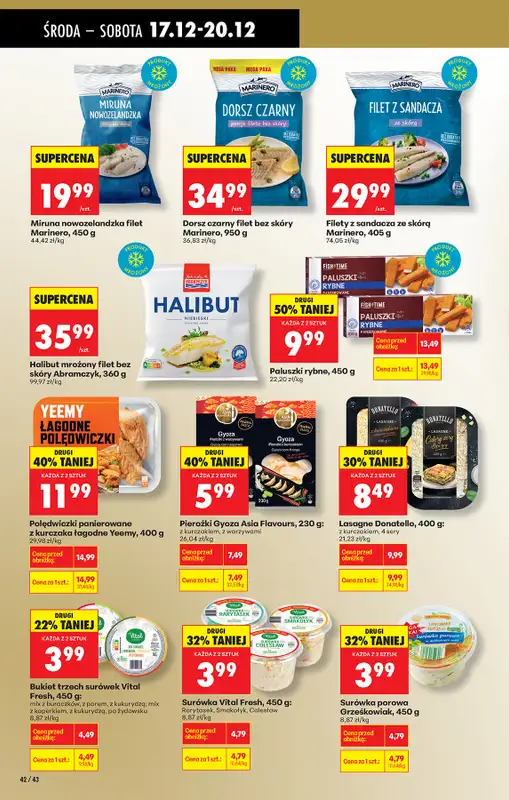 Biedronka - gazetka promocyjna Od środy, Z ladą tradycyjną od środy 17.12 do wtorku 23.12 - strona 48