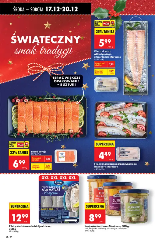 Biedronka - gazetka promocyjna Od środy, Z ladą tradycyjną od środy 17.12 do wtorku 23.12 - strona 42