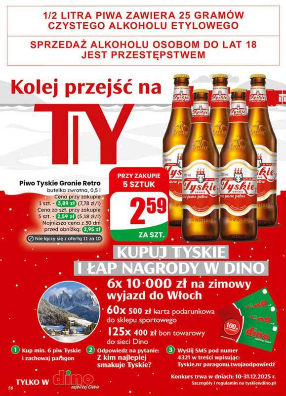 Dino - gazetka promocyjna Gazetka od środy 17.12 do wtorku 23.12 - strona 56