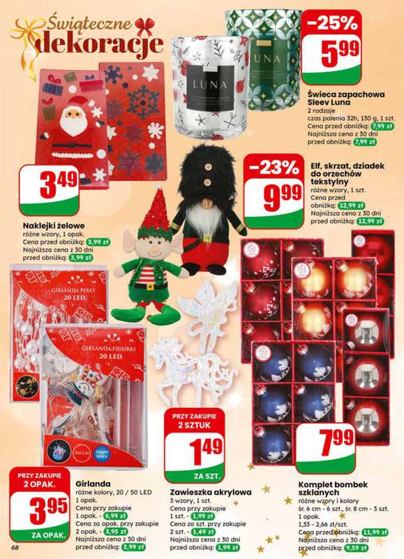 Dino - gazetka promocyjna Gazetka od środy 17.12 do wtorku 23.12 - strona 68