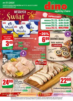 Dino - gazetka promocyjna Gazetka od środy 17.12 do wtorku 23.12