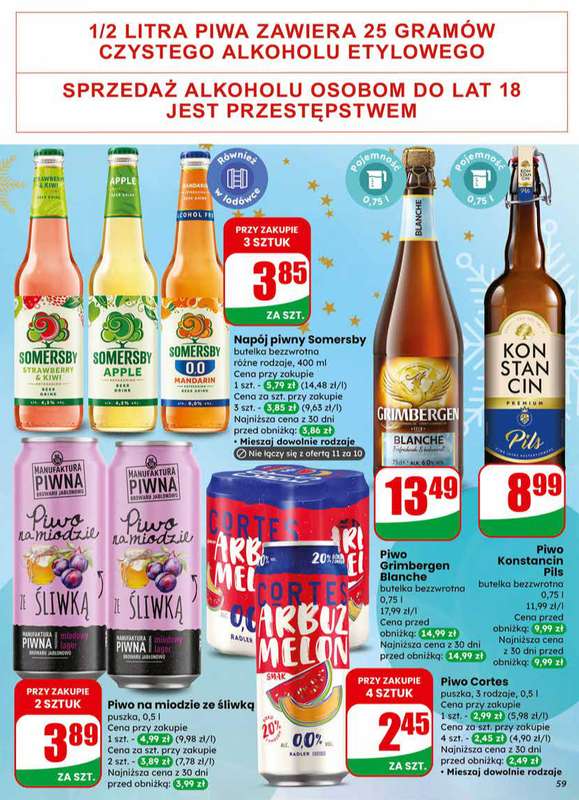 Dino - gazetka promocyjna Gazetka od środy 17.12 do wtorku 23.12 - strona 59