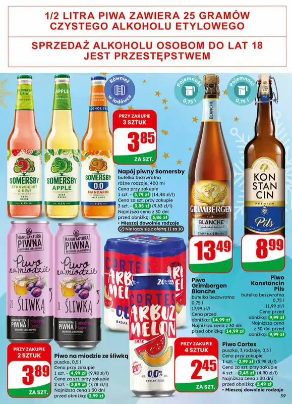 Dino - gazetka promocyjna Gazetka od środy 17.12 do wtorku 23.12 - strona 59