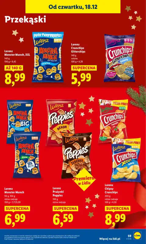Lidl - gazetka promocyjna Oferta od czwartku od czwartku 18.12 do niedzieli 21.12 - strona 61