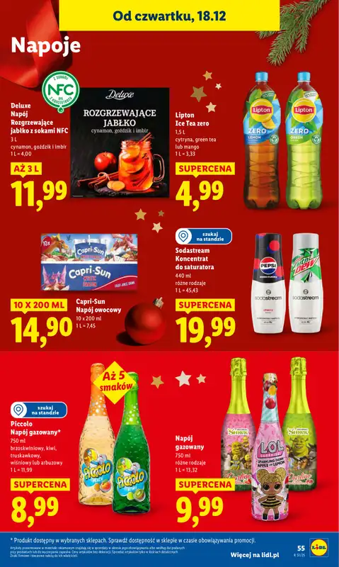 Lidl - gazetka promocyjna Oferta od czwartku od czwartku 18.12 do niedzieli 21.12 - strona 57