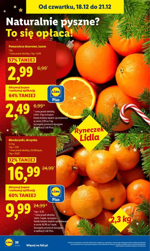 Lidl - gazetka promocyjna Oferta od czwartku od czwartku 18.12 do niedzieli 21.12 - strona 28