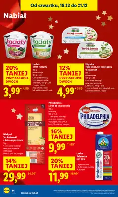 Lidl - gazetka promocyjna Oferta od czwartku od czwartku 18.12 do niedzieli 21.12 - strona 46
