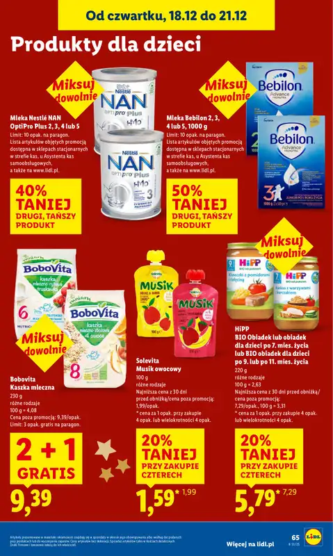 Lidl - gazetka promocyjna Oferta od czwartku od czwartku 18.12 do niedzieli 21.12 - strona 67