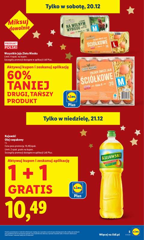 Lidl - gazetka promocyjna Oferta od czwartku od czwartku 18.12 do niedzieli 21.12 - strona 5