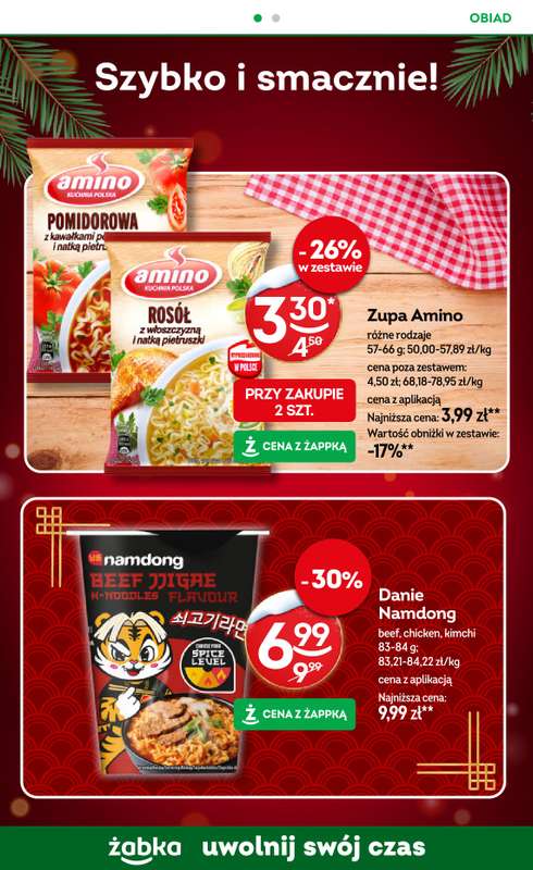 Żabka - gazetka promocyjna Gazetka od środy 17.12 do poniedziałku 29.12 - strona 60