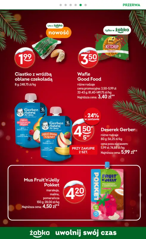 Żabka - gazetka promocyjna Gazetka od środy 17.12 do poniedziałku 29.12 - strona 52