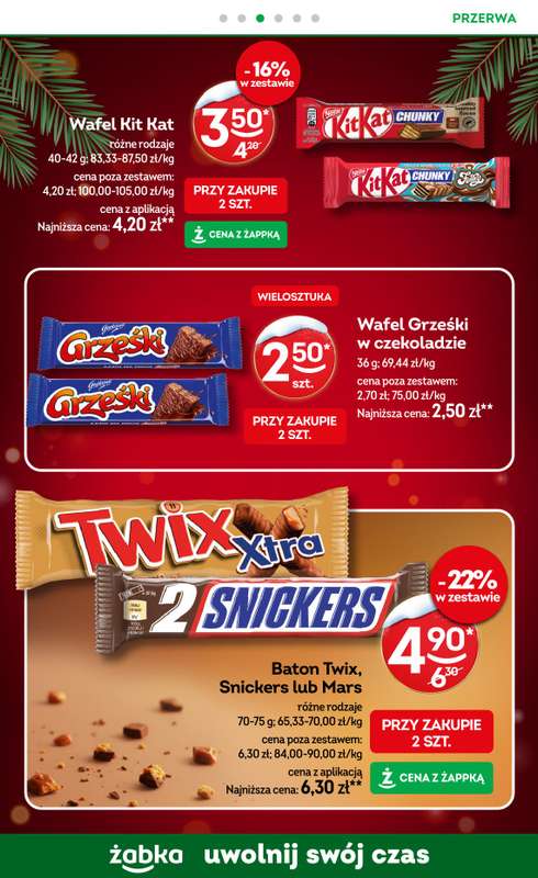 Żabka - gazetka promocyjna Gazetka od środy 17.12 do poniedziałku 29.12 - strona 50