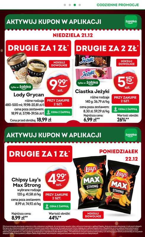 Żabka - gazetka promocyjna Gazetka od środy 17.12 do poniedziałku 29.12 - strona 4