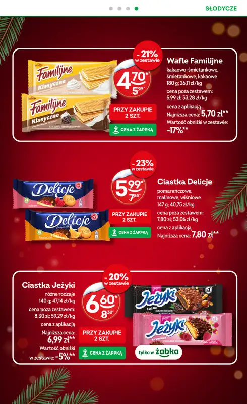 Żabka - gazetka promocyjna Gazetka od środy 17.12 do poniedziałku 29.12 - strona 17