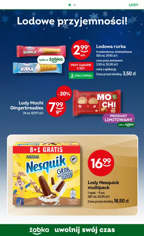 Żabka - gazetka promocyjna Gazetka od środy 17.12 do poniedziałku 29.12 - strona 62