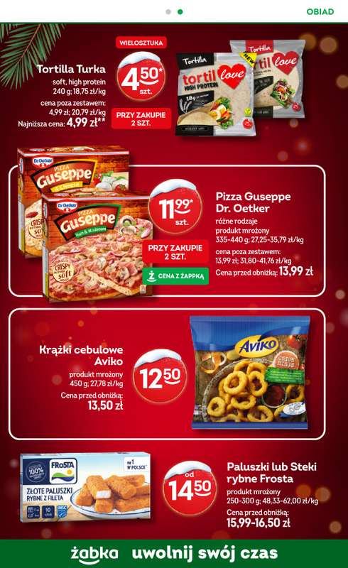Żabka - gazetka promocyjna Gazetka od środy 17.12 do poniedziałku 29.12 - strona 61