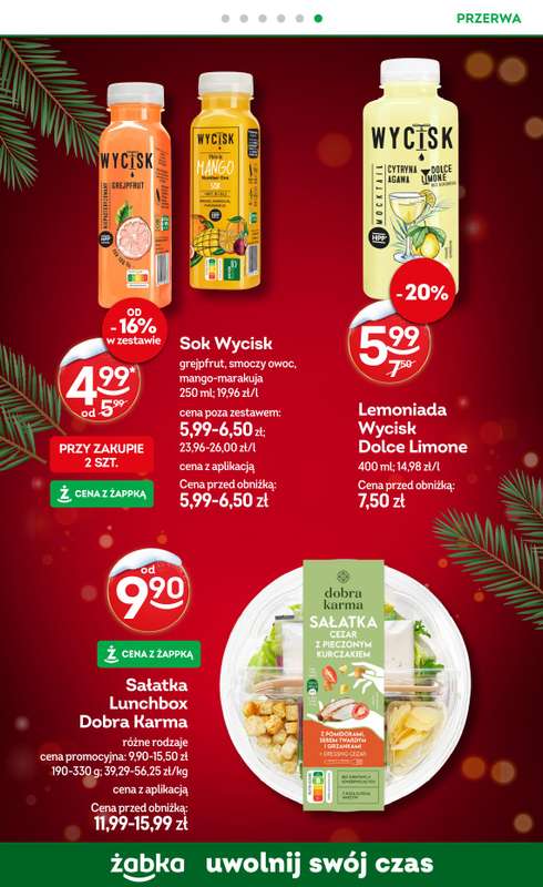 Żabka - gazetka promocyjna Gazetka od środy 17.12 do poniedziałku 29.12 - strona 53