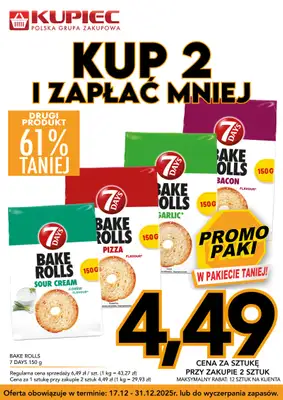 Kupiec - gazetka promocyjna Promopaki od środy 17.12 do środy 31.12 - strona 2