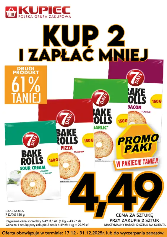 Kupiec - gazetka promocyjna Promopaki od środy 17.12 do środy 31.12 - strona 2
