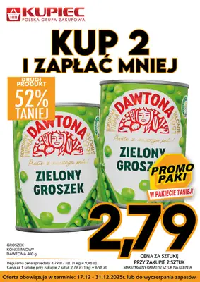Kupiec - gazetka promocyjna Promopaki od środy 17.12 do środy 31.12 - strona 5