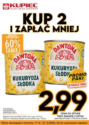 Kupiec - gazetka promocyjna Promopaki od środy 17.12 do środy 31.12 - strona 6
