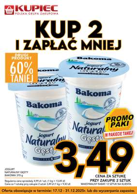 Kupiec - gazetka promocyjna Promopaki od środy 17.12 do środy 31.12 - strona 3