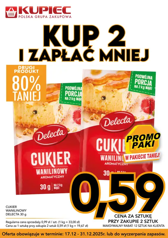 Kupiec - gazetka promocyjna Promopaki od środy 17.12 do środy 31.12 - strona 7
