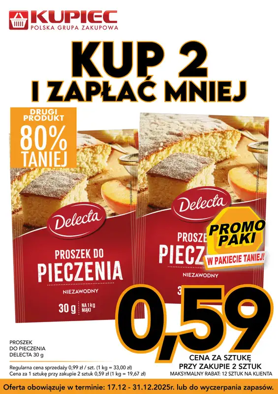 Kupiec - gazetka promocyjna Promopaki od środy 17.12 do środy 31.12 - strona 8