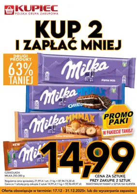 Kupiec - gazetka promocyjna Promopaki od środy 17.12 do środy 31.12 - strona 16