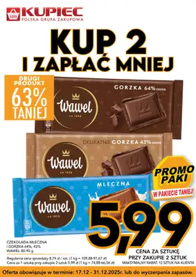 Kupiec - gazetka promocyjna Promopaki od środy 17.12 do środy 31.12 - strona 22