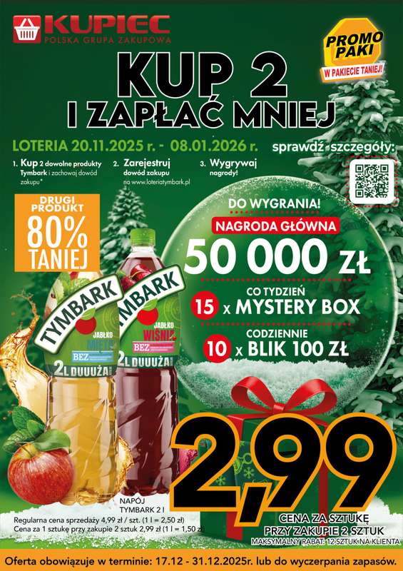 Kupiec - gazetka promocyjna Promopaki od środy 17.12 do środy 31.12 - strona 20