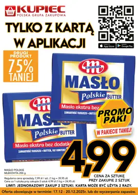 Kupiec - gazetka promocyjna Promopaki od środy 17.12 do środy 31.12