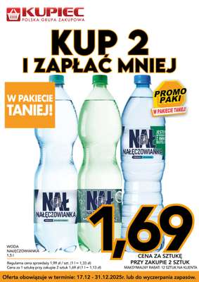 Kupiec - gazetka promocyjna Promopaki od środy 17.12 do środy 31.12 - strona 17