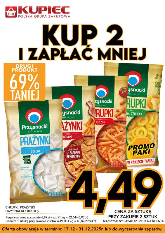 Kupiec - gazetka promocyjna Promopaki od środy 17.12 do środy 31.12 - strona 19