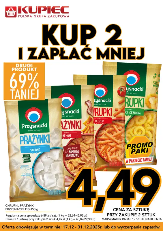 Kupiec - gazetka promocyjna Promopaki od środy 17.12 do środy 31.12 - strona 19