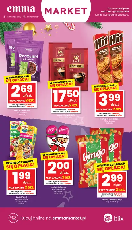 emma MARKET - gazetka promocyjna Gazetka od czwartku 11.12 do wtorku 23.12 - strona 5
