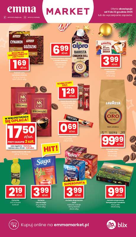 emma MARKET - gazetka promocyjna Gazetka od czwartku 11.12 do wtorku 23.12 - strona 12