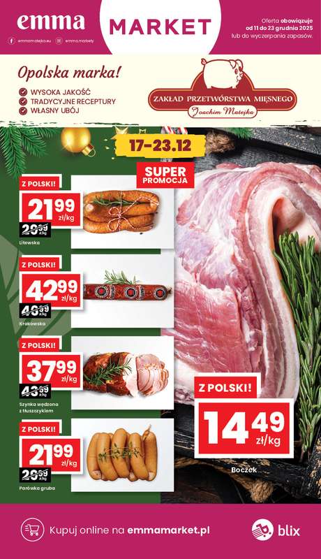 emma MARKET - gazetka promocyjna Gazetka od czwartku 11.12 do wtorku 23.12 - strona 3