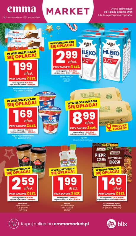 emma MARKET - gazetka promocyjna Gazetka od czwartku 11.12 do wtorku 23.12 - strona 4