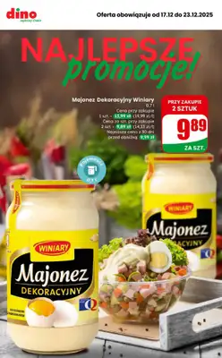 Dino - gazetka promocyjna Najlepsze promocje! od środy 17.12 do wtorku 23.12