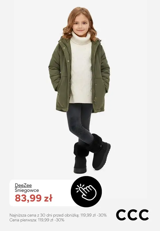 CCC - gazetka promocyjna WYPRZEDAŻ - obuwie dziecięce od środy 17.12  - strona 10