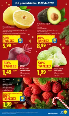 Lidl - gazetka promocyjna Oferta od poniedziałku od poniedziałku 15.12 do środy 17.12 - strona 29