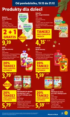 Lidl - gazetka promocyjna Oferta od poniedziałku od poniedziałku 15.12 do środy 17.12 - strona 65