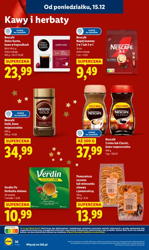 Lidl - gazetka promocyjna Oferta od poniedziałku od poniedziałku 15.12 do środy 17.12 - strona 58