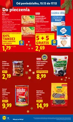 Lidl - gazetka promocyjna Oferta od poniedziałku od poniedziałku 15.12 do środy 17.12 - strona 44