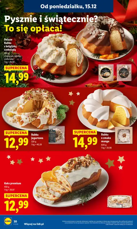 Lidl - gazetka promocyjna Oferta od poniedziałku od poniedziałku 15.12 do środy 17.12 - strona 32