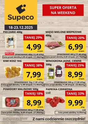 Supeco - gazetka promocyjna Super oferta na Weekend od czwartku 18.12 do wtorku 23.12 - strona 2