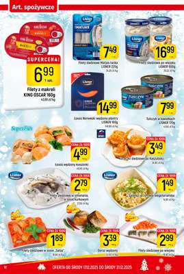 Łosoś Norweski wędzony plastry LISNER 100g