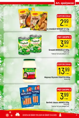 Delikatesy Piotruś Pan - gazetka promocyjna Gazetka od środy 17.12 do środy 31.12 - strona 17
